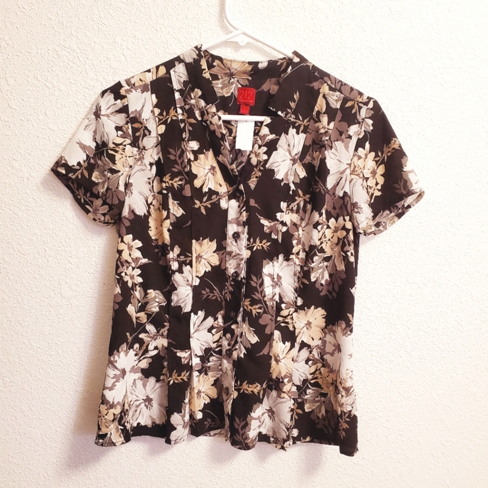 212 Collection Floral Blouse
